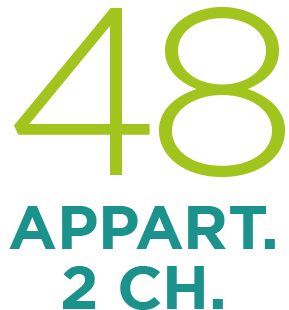 Plateau d'Erpent - 25 appartements 2 ch